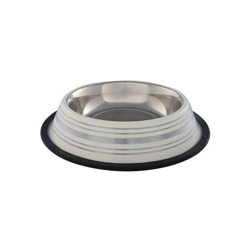 image: Stainless Steel Bowl, Grooved-25cm