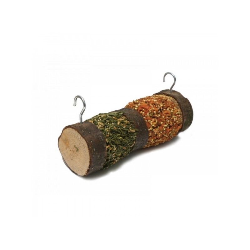 image: Double hanging wood roll-treat