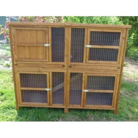 Malling -Deluxe -5ft Modular Double hutch