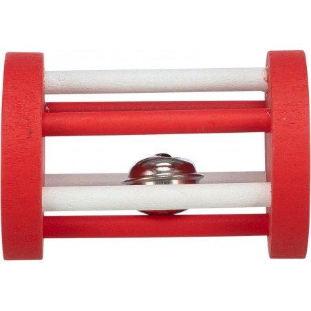 Wooden Roller-Red & White