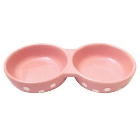 Pink Twin double headed Bowl